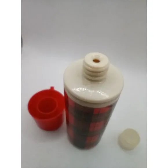 Vintage~Avon "Plaid THERMOS Decanter Bottle- Wild Country After Shave" 3 Oz Full - Picture 4 of 4